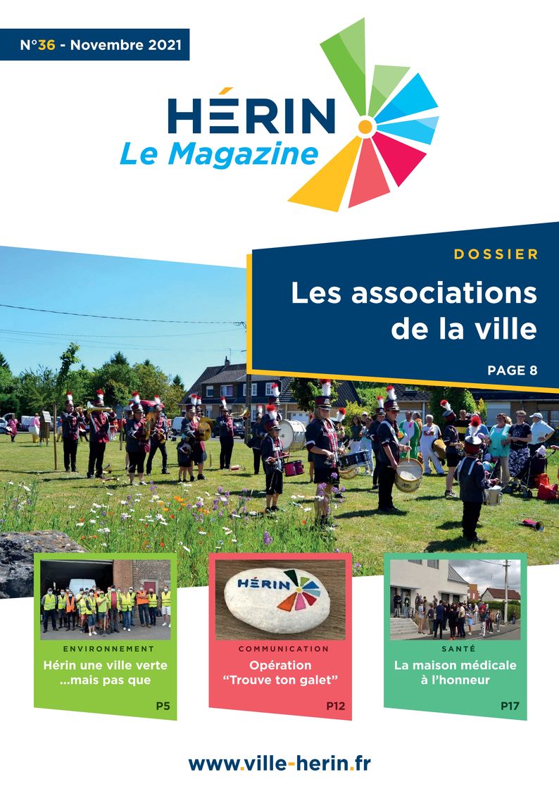 Couverture HERIN MAGAZINE 36 Novembre 2021
